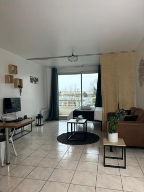 Studio lumineux sans vis a vis avec balcon privé